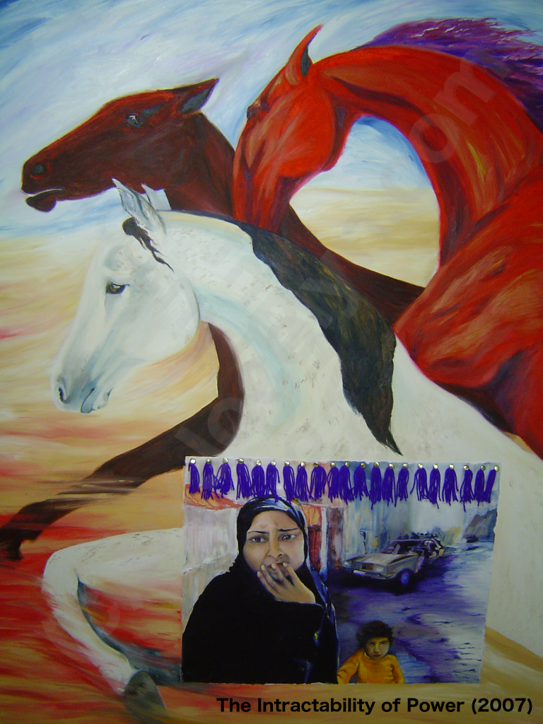 Painting - The Intractability of Power (2007)